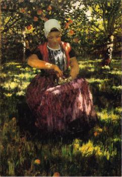 George Hitchcock : In the Orchard